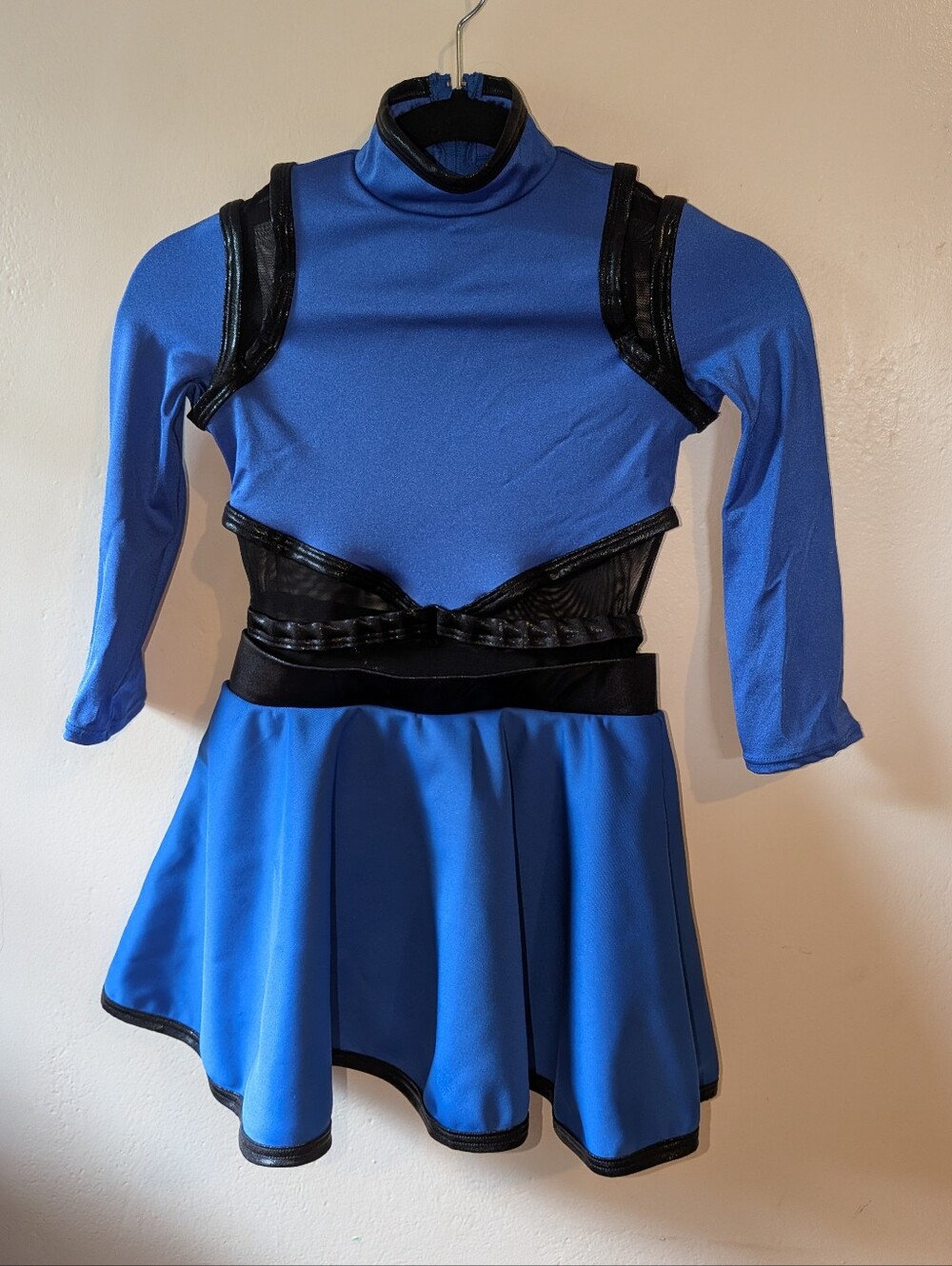 Weissman Blue and Black Performance Dress
